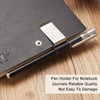 8 Pieces Pen Sleeve for Notebook PU Leather Pen Holder