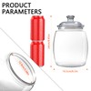 Large Cookie Jars with Lids Airtight, Clear Cookie Jar for