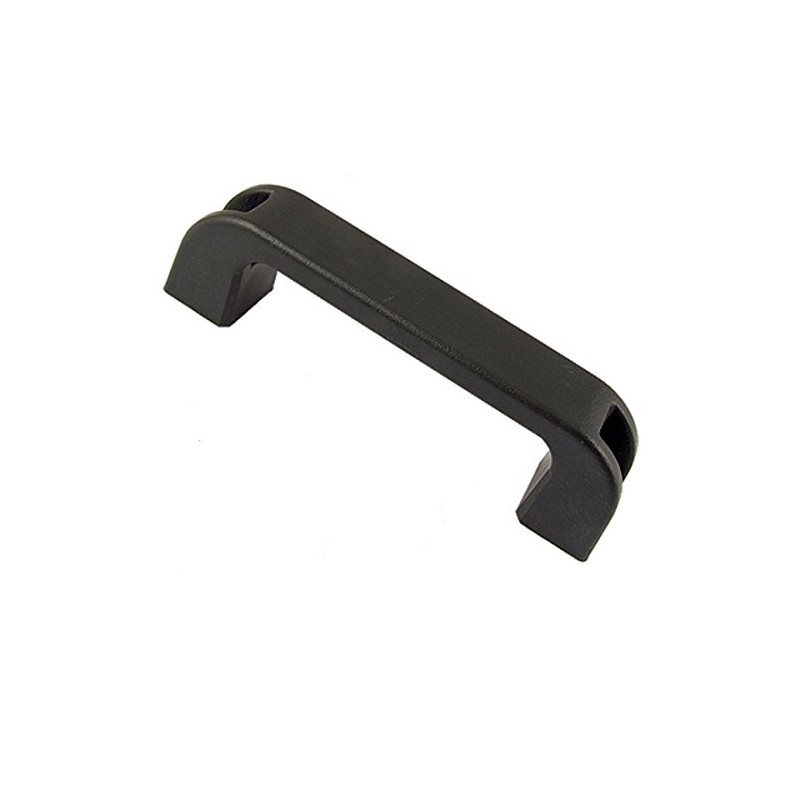 sourcing map Door Cabinet Black Plastic Rectangular Pull Handle 5.2"