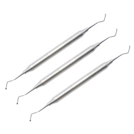 Generic Dental Excavator Double Ended 1.2mm Spoon 17cm 3 Pcs Set EXC17 Restorative Endo Tools Endodontic Instruments