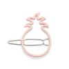 Pura Vida Salmon Enamel Pineapple Hair Barrette - 100% Brass
