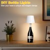 Wireless Bottle Lamp,Wireless Bottle Lamp with 3 Modes Light Dimming,New