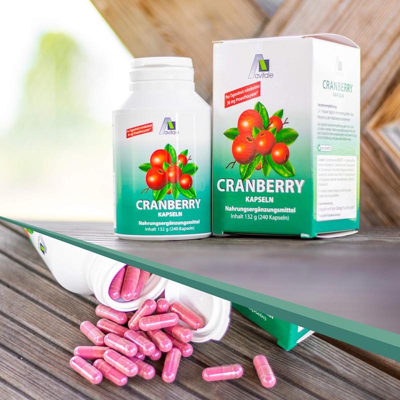 Avitale Cranberry Kapseln 400 mg, 100 Stück, 1er Pack (1