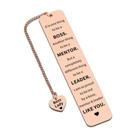 Christmas Gifts for Women Her Boss Lady Women Bosses Day Boss Lady Gifts Bookmark for Women Boss Lady Female Appreciation Farewell Gifts for Women Coworker Leaving Gifts Coworker Christmas Gifts