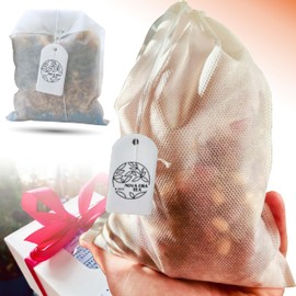 Nova Era Tea Natural Handmade Bath Tea | Aromatherapy, Natural Ingredients | Himalayan Salt, Essential Oils, Herbs - Skin Care, Relaxation, Spa Bath (Detox)