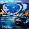 Polarised swimming goggles, adults, teenagers, anti-fog UV protection, waterproof, clear
