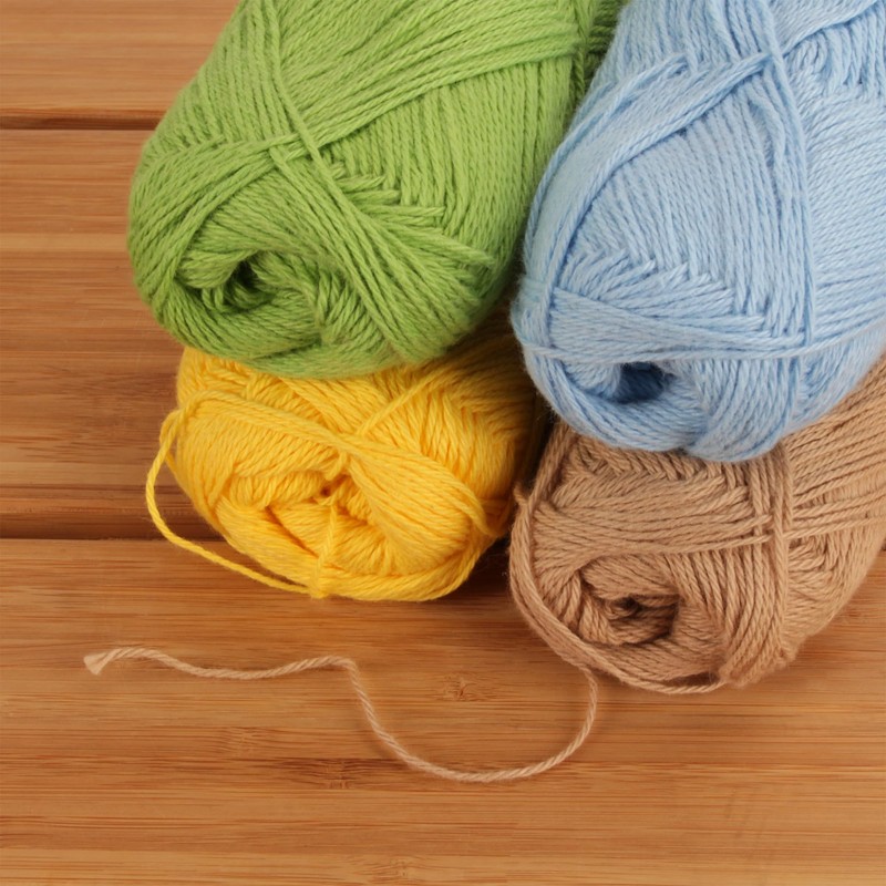 Cotton Select 100% Cotton Yarn, 4 Skein Assorted Color Surprise