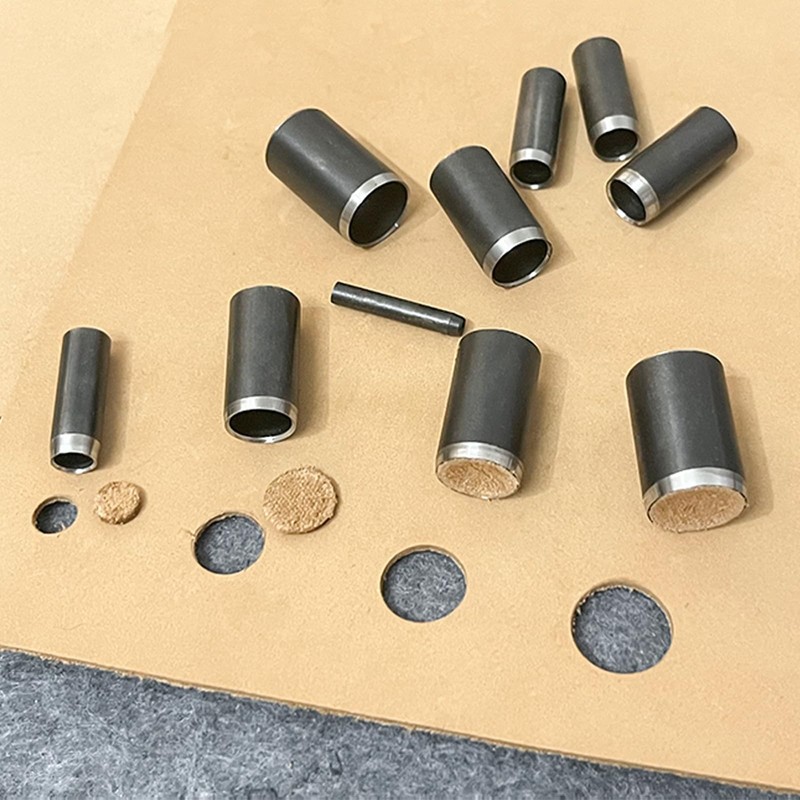 YKSPLUSK Leather Circle Cutter Tool Set, 21 Pieces Circle Punch