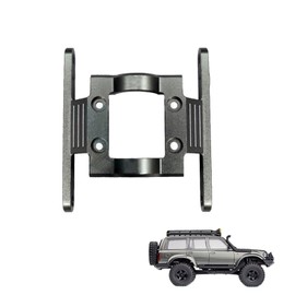 Transmission Mount for FMS FCX18 LC80 1/18 RC Crawler Car Upgrades Transmission Mount Bracket Gearbox Base Center Frame Plate(Gray)
