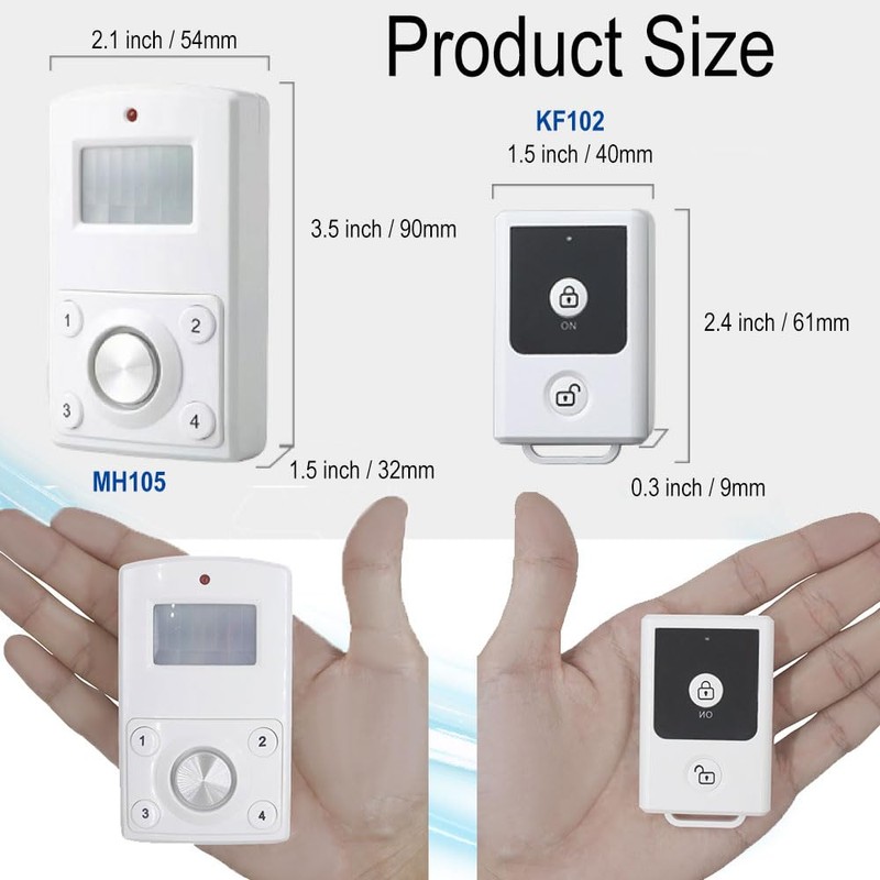 Mosaic Alarm KF102(Accessory) Key Fob Remote Control for Model MH105