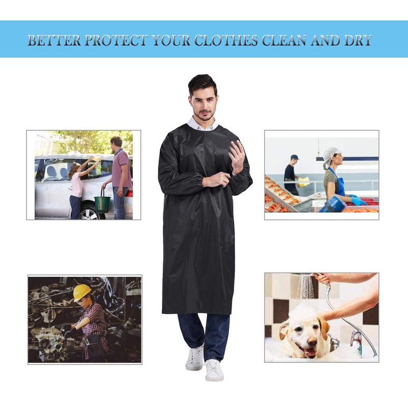 Nanxson CF3015 Unisex Waterproof Long Sleeve Kitchen Cooking Apron Overall