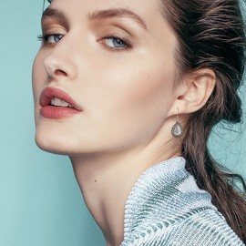 Celtic Earrings Sterling Silver Filigree Dangle Earrings Cultured Pearl Celtic Jewelry Gifts for Women