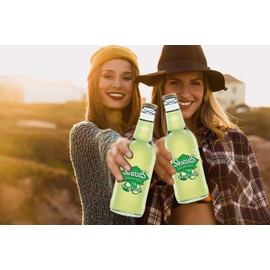 Stewart's Key Lime Soda, 12 fl oz (24 Glass Bottles)