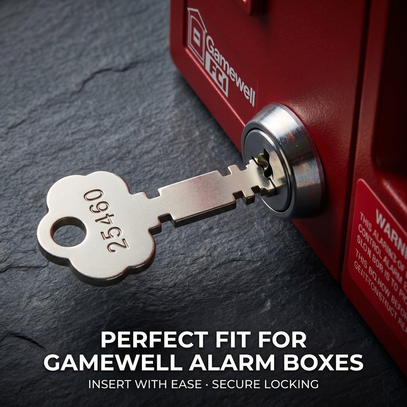 25460 Fire Alarm Key, Fits for Gamewell Fire Alarm Box,