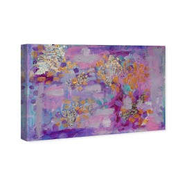 The Oliver Gal Artist Co. Abstract Wall Art Canvas Prints 'Tiffany Pratt - The Mystic' Home Décor, 36" x 24", Purple, Gold