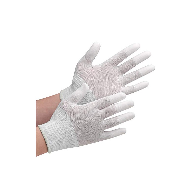 Midori Anzen SPU131N Low Dust Gloves Fingertip Coating S Pack