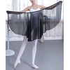 Hoerev Women Girls Adult Sheer Wrap Skirt Ballet Skirt Ballet
