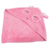 Kids Bath Towels Hooded Cartoon Bathrobe Thicken Coral Fleece Soft