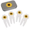 Azeeda 'Sunflower' Golf Divot Tool/Repair Fork Gift Set (GO00028097)