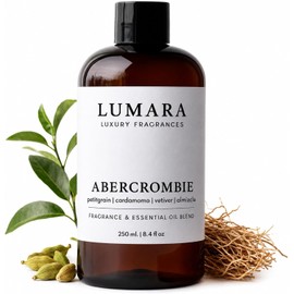 LUMARA Aceite Aromático para Difusor Inspirado en Abercrombie Aroma masculino amaderado Para Microdifusión en Seco, Humidificador y Ultrasónico, 250 ml