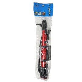 Laxzo ® Mini Bicycle Pump - Aluminum Alloy Bike Pump for Presta & Schrader Valves, Frame-Mounted for Road & Mountain Bikes, Includes Ball Pump Needle