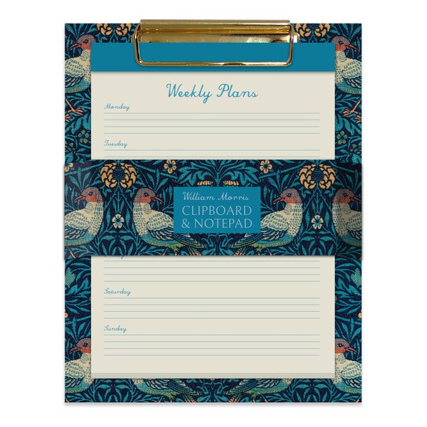 Robert Frederick Weekly Planner Clipboard and Notepad Set - William