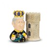 Abbott Collection Ceramic King Charles & Tower Salt and Pepper