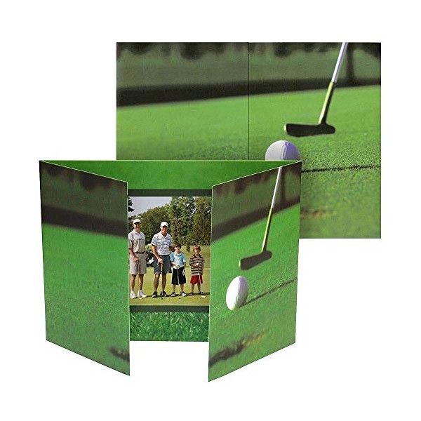 Golf gate-fold event 7x5 photo folders sold in 25s -