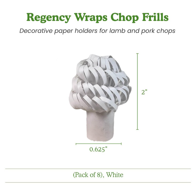 Regency Wraps Chop Frills Decorative Holders for Chops and Chicken