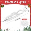 EBaokuup 120 Pcs Christmas Light Clips,Waterproof Gutter Light Hooks of