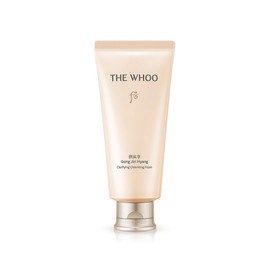 THE WHOO Gong Jin Hyang Clarifying Cleansing Foam | Hydrating & Gentle Face Wash | Deep Pore Cleanser with Amino Acids | Korean Luxury Skincare