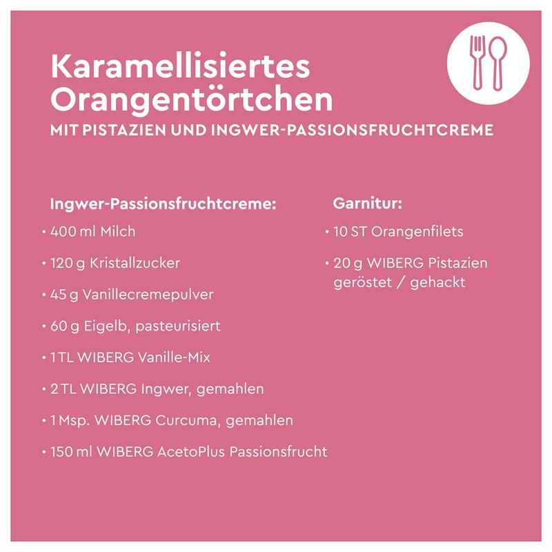 WIBERG Orangia Sun - Preparation with Natural Orange Aroma -