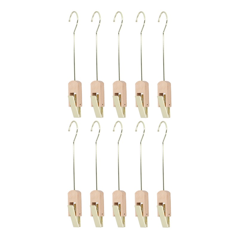 Laundry Hooks Clip Industrial Solid Wood Rotary Multifunctional Hanging Hooks