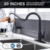 WEWE Kitchen faucets with Pull Down Sprayer, Farmhouse Kitchen Faucet