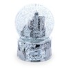San Francisco Landmarks with Silver Base Water Snow Globe