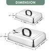 3Pcs Basting Cover for Griddle Heavy Duty, Leonyo Large 13"