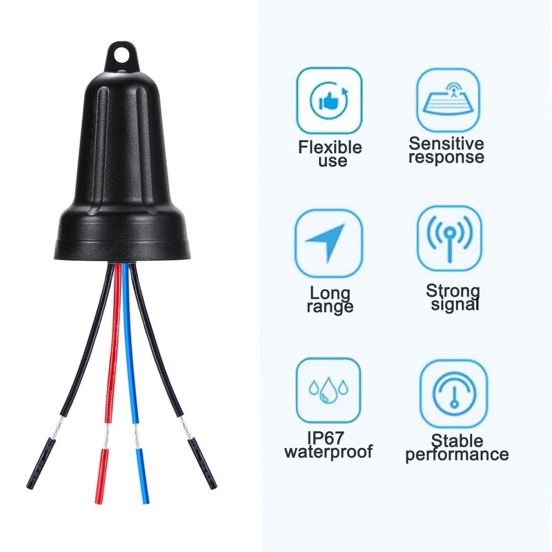 DC12V-48V-10A Waterproof Remote Switch,Mini Wireless Switch