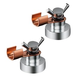 2 Pack Magnetic Welding Ground Clamp –2025 New Strong Welding Magnets Clamp Tool for Efficient Weld Support Cutting and Connection, Welder's Essential Tool(2, Large)