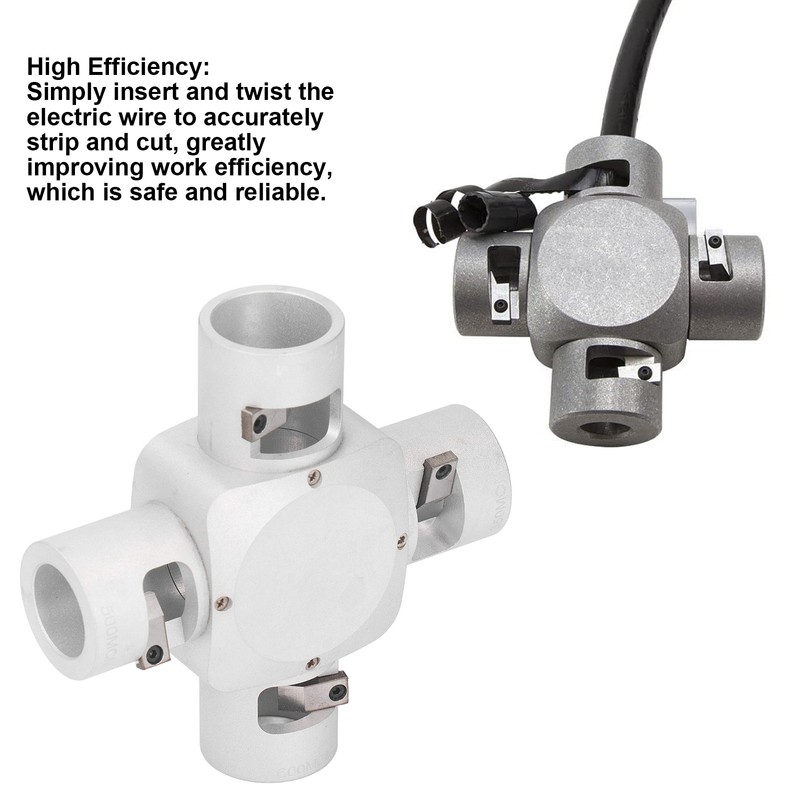 4 Head Wire Stripper Electric Cable Insulation Remover Fast and