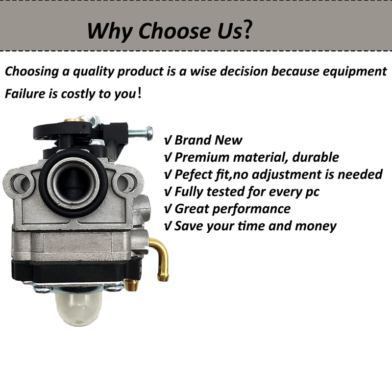 Tormudaca Carburetor for Ryobi 4 Cycle S430 X430 30cc