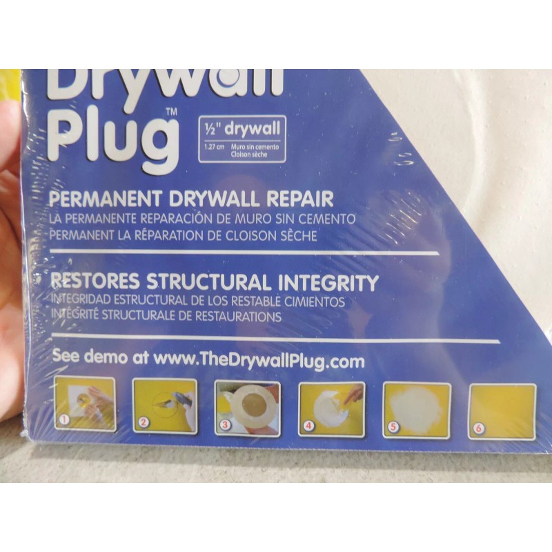 The Drywall Plug DP123 1/2" x 3-7/8" Drywall Repair Plug