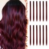 BARSDAR Highlights Pack of 12 Coloured Hair Extensions, 55 cm,
