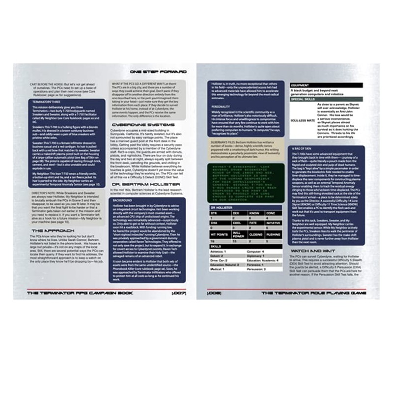 Word Forge Games The Terminator RPG - Quick Start