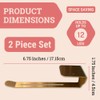 TWO PACK - LID LEDGE: Tumbler Lid Organizer, Horizontal, Under