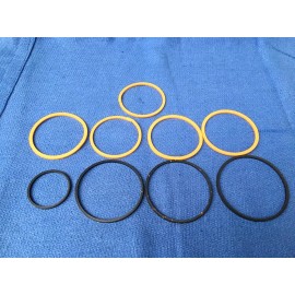 Transtar 9 Ring Kit TH350 Teflon Oil Sealing Rings Cast Turbo 350 TH350C Seals Stator