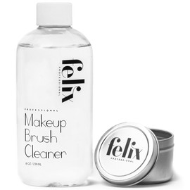 Makeup Brush Cleaner - Deep clean Rinse Free Quick Dry - Ideal for Cleaning and Odorizing Natural and Synthetic Make-up Brushes 8 oz
