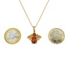 Kiara Jewellery - Bee Pendant Necklace - Gold Plated 925