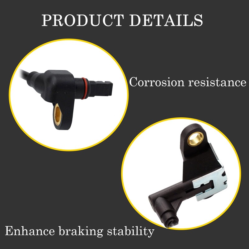 4 Pcs Ensun ABS Speed Sensor Front Rear Left Right