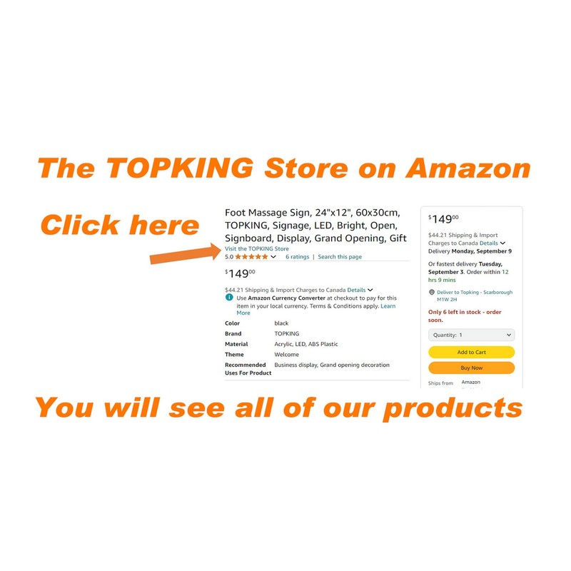 Wash Dry Fold Sign, 24"x12", 60x30cm, TOPKING, LED, Neon, Florescent,