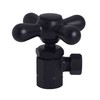 Westbrass Flat Head Toilet Kit with Cross Handles, 1/2" IPS